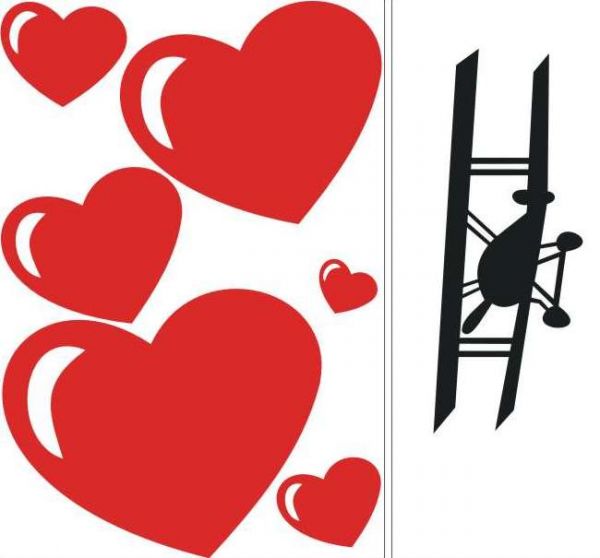 Avião do amor G (145x60cm)