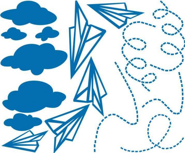 Avião de papel P (50x90cm)
